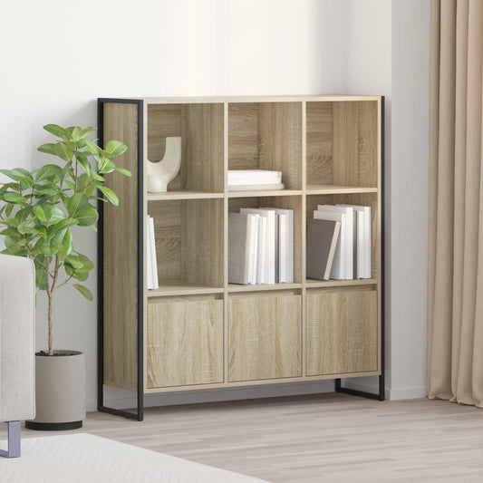 Book Cabinet 2 pcs Sonoma 99.5 x 30 x 108.5 cm Engineered Wood