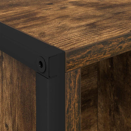 Book Cabinet 2 pcs Smoke Oak 99.5 x 30 x 108.5 cm