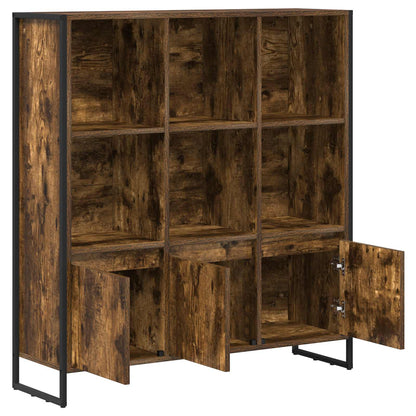 Book Cabinet 2 pcs Smoke Oak 99.5 x 30 x 108.5 cm