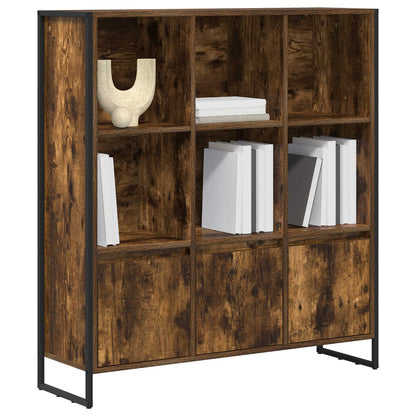 Book Cabinet 2 pcs Smoke Oak 99.5 x 30 x 108.5 cm