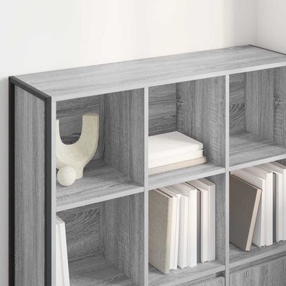 Book Cabinet 2 pcs Grey Sonoma 99.5 x 30 x 108.5 cm