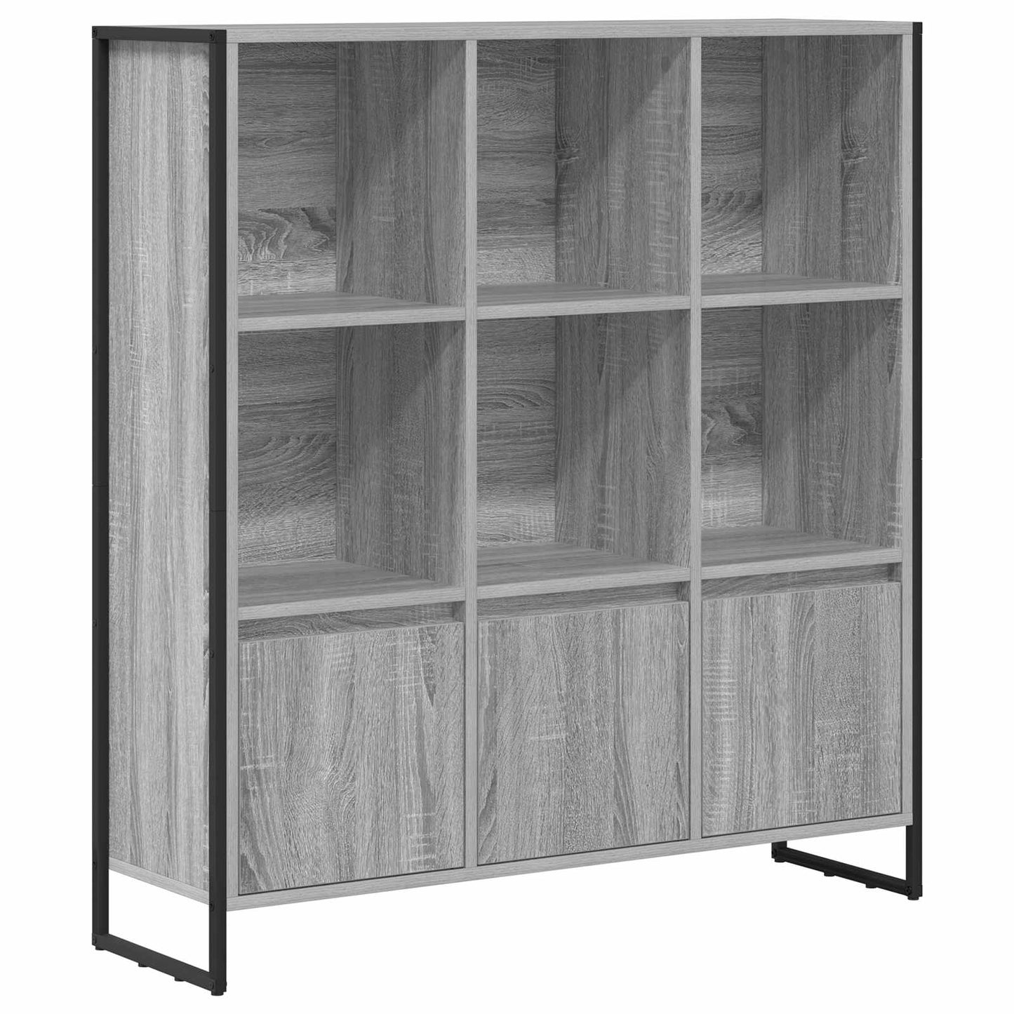 Book Cabinet 2 pcs Grey Sonoma 99.5 x 30 x 108.5 cm