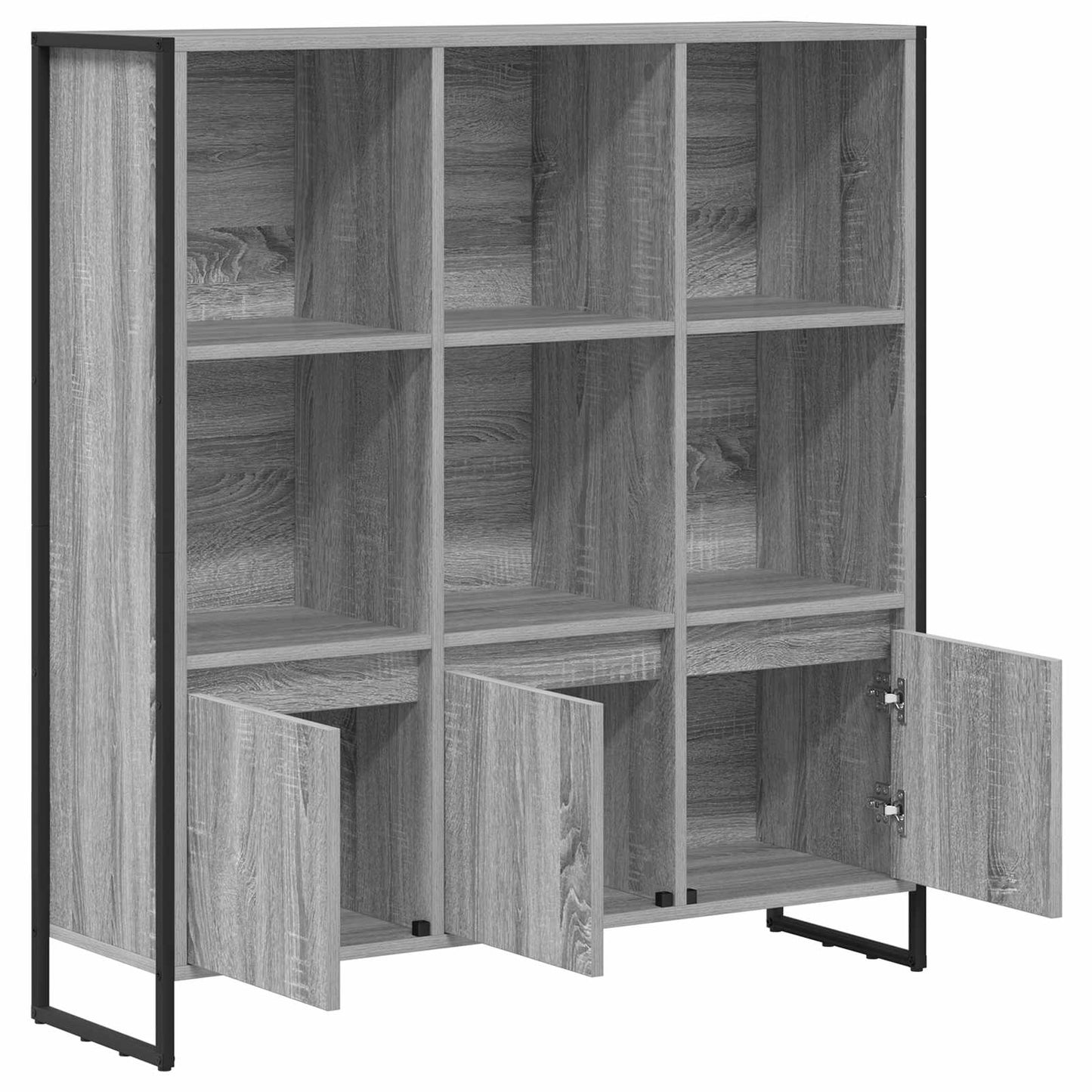 Book Cabinet 2 pcs Grey Sonoma 99.5 x 30 x 108.5 cm