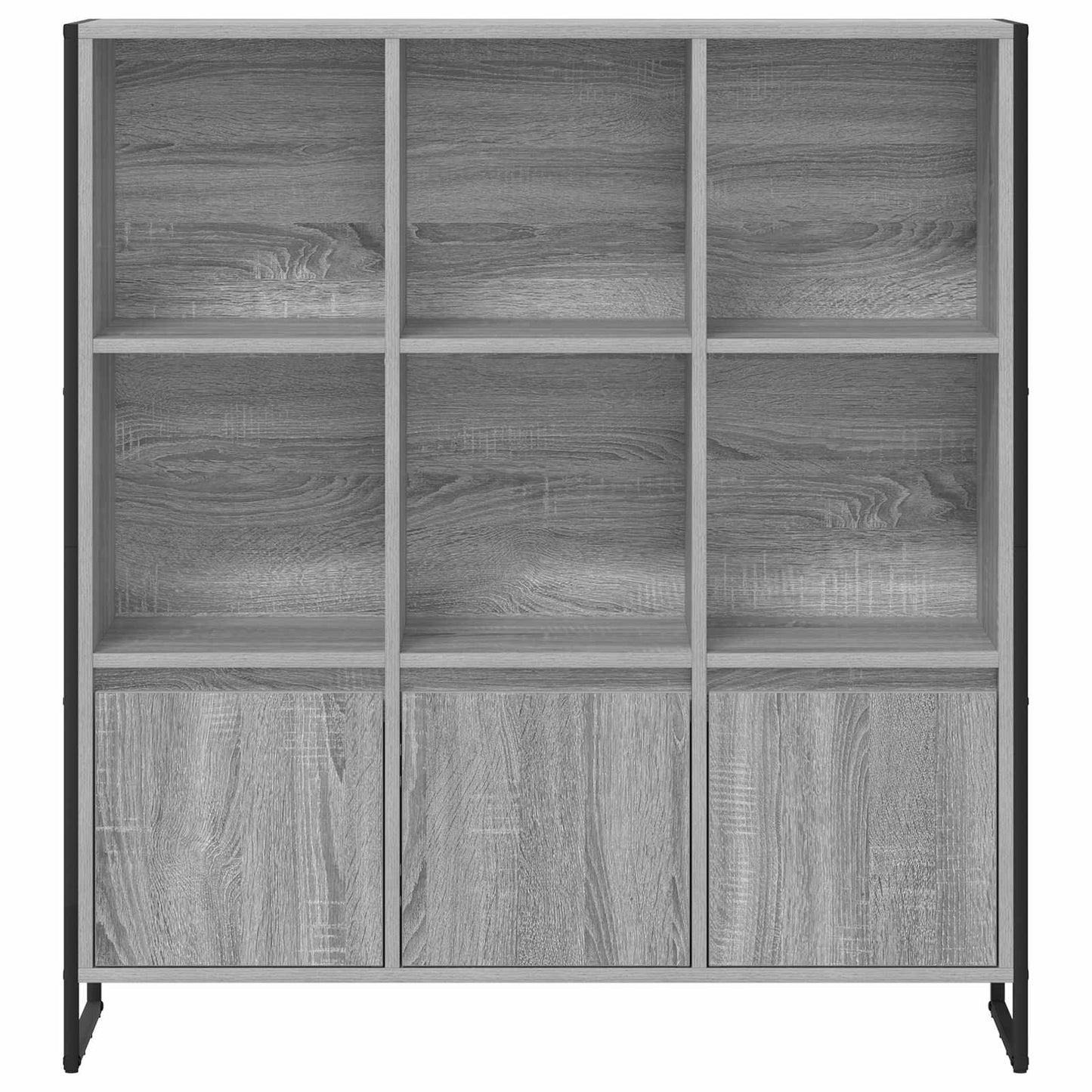 Book Cabinet 2 pcs Grey Sonoma 99.5 x 30 x 108.5 cm