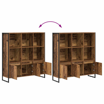 Book Cabinet 2 pcs Old Wood 99.5 x 30 x 108.5 cm