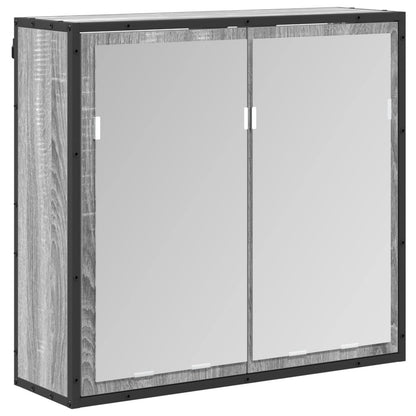 Bathroom Furniture Set with Drawer Grey Sonoma Engineered Wood