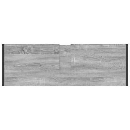 Bathroom Furniture Set with Drawer Grey Sonoma Engineered Wood