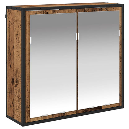 Bathroom Furniture Set with Drawer Old Wood Engineered Wood