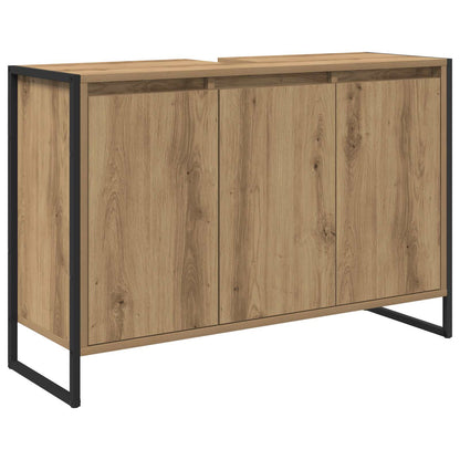 Bathroom Furniture Set with Drawer Artisan Oak Engineered Wood