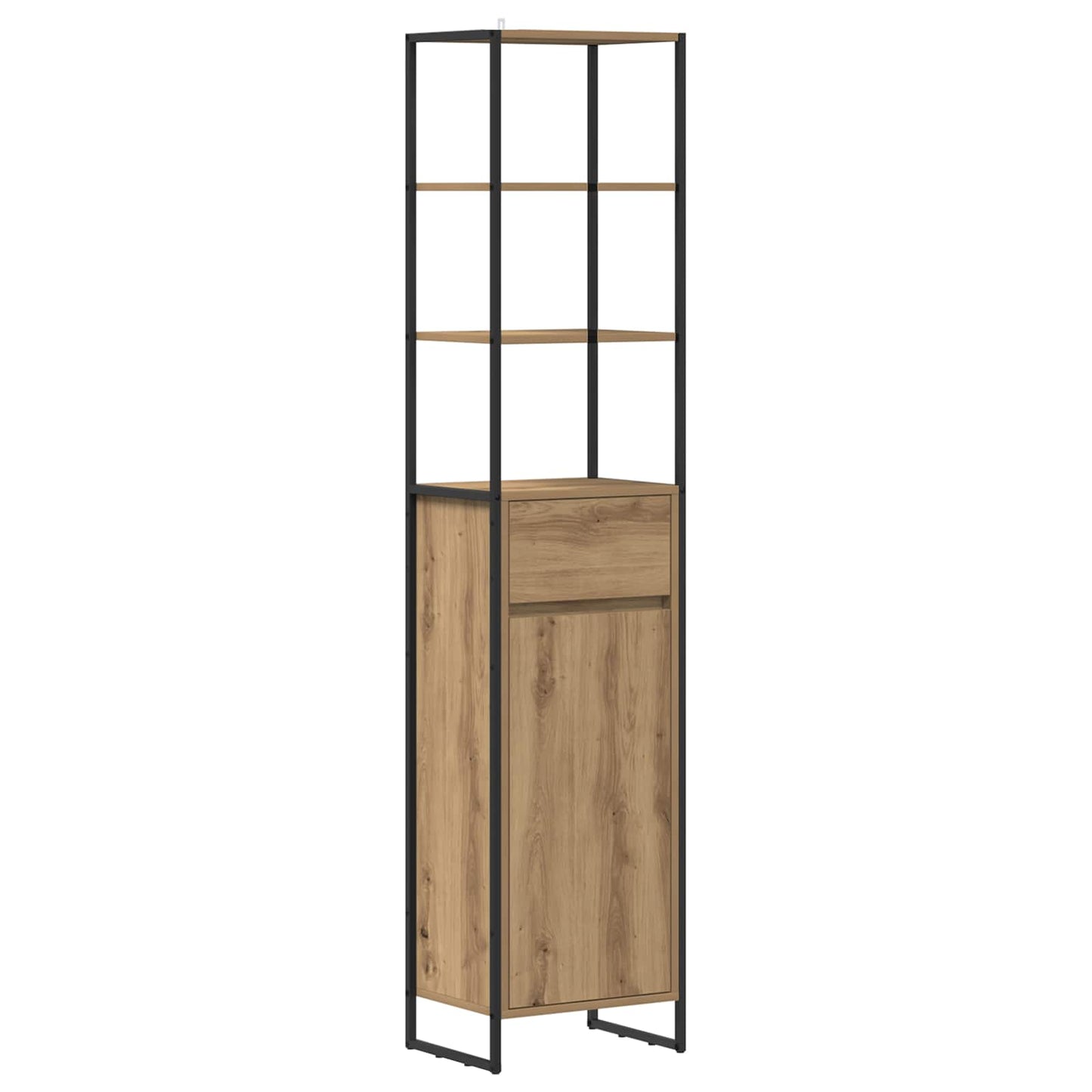 Bathroom Furniture Set with Drawer Artisan Oak Engineered Wood