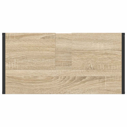 Bathroom Furniture Set with Drawer Sonoma Oak Engineered Wood