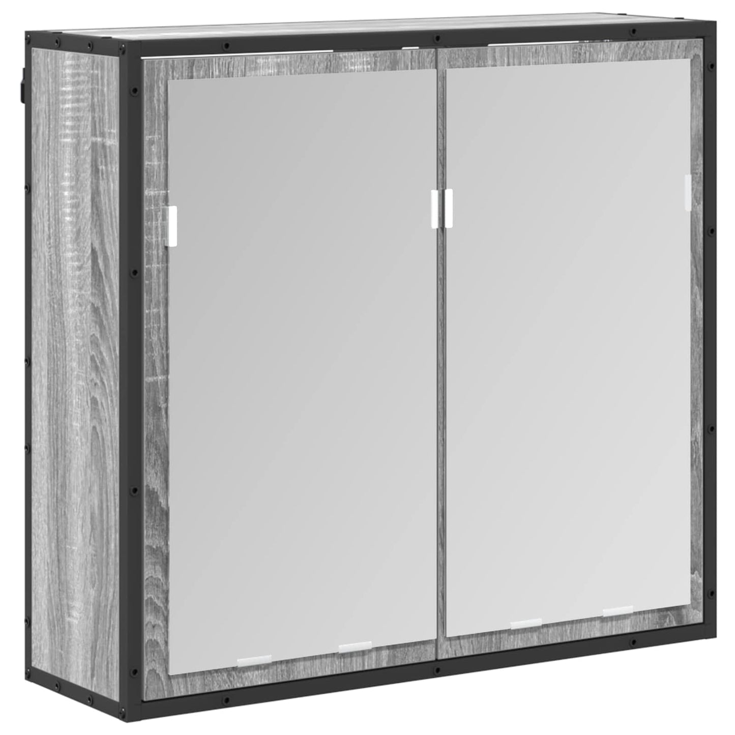 Bathroom Furniture Set with Drawer Grey Sonoma Engineered Wood