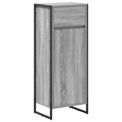 Bathroom Furniture Set with Drawer Grey Sonoma Engineered Wood