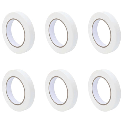 Painter Masking Tapes 6 pcs White 19mm x 50m Paper