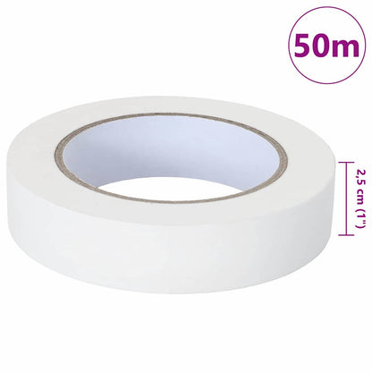 Painter Masking Tapes 24 pcs White 25mm x 50m Paper
