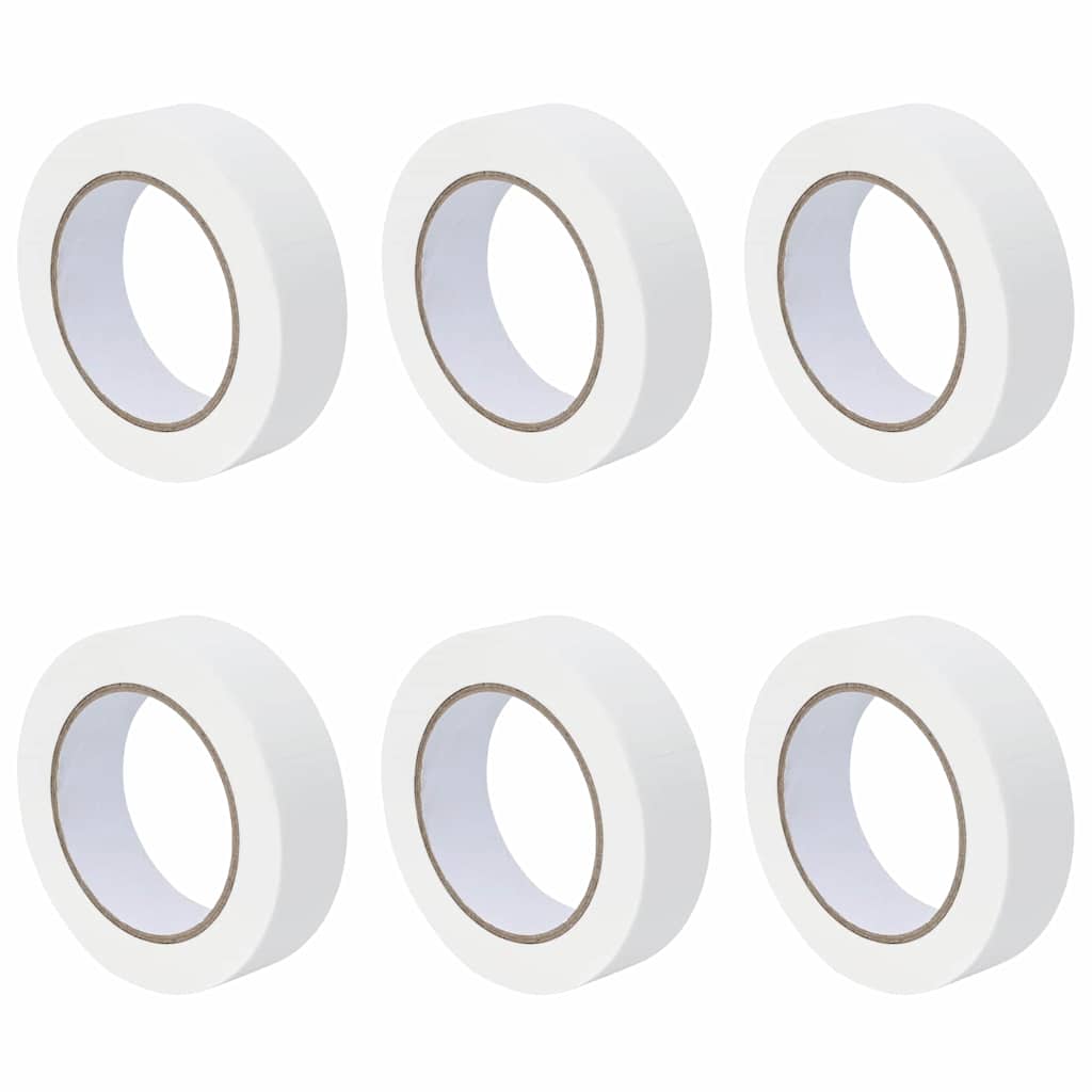 Painter Masking Tapes 6 pcs White 30mm x 50m Paper