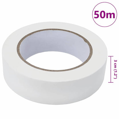 Painter Masking Tapes 12 pcs White 30mm x 50m Paper