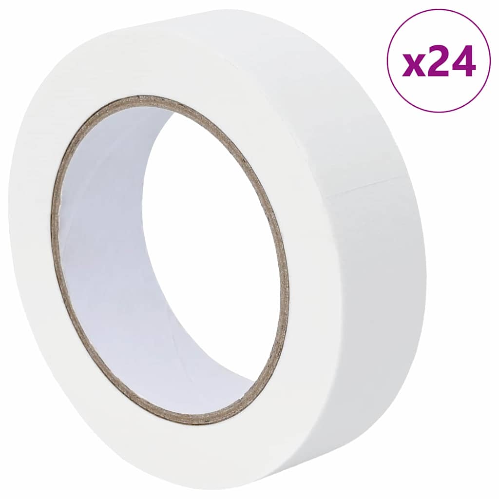 Painter Masking Tapes 24 pcs White 30mm x 50m Paper