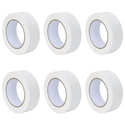Painter Masking Tapes 6 pcs White 38mm x 50m Paper
