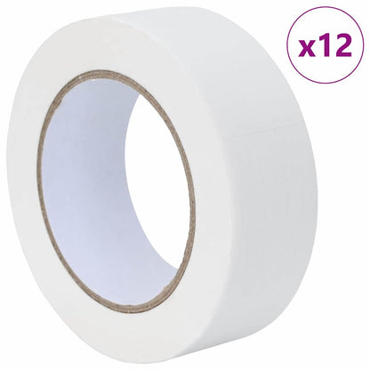 Painter Masking Tapes 12 pcs White 38mm x 50m Paper