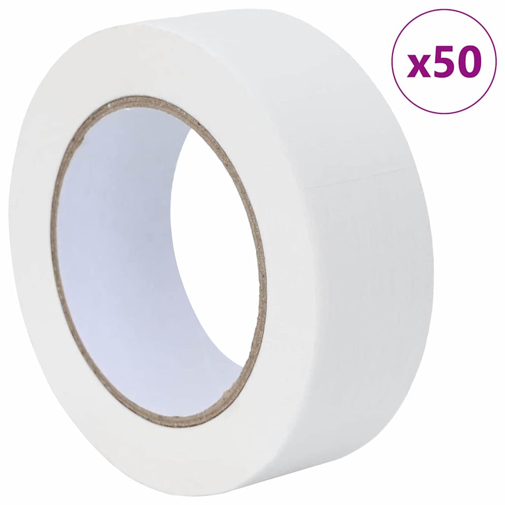 Painter Masking Tapes 50 pcs White 38mm x 50m Paper