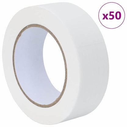 Painter Masking Tapes 50 pcs White 38mm x 50m Paper