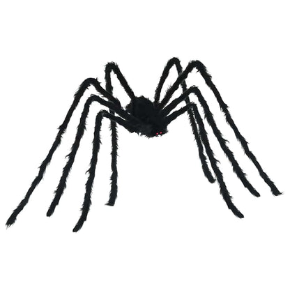 Halloween Spider Decoration with Webs 2 pcs Black white 200 cm