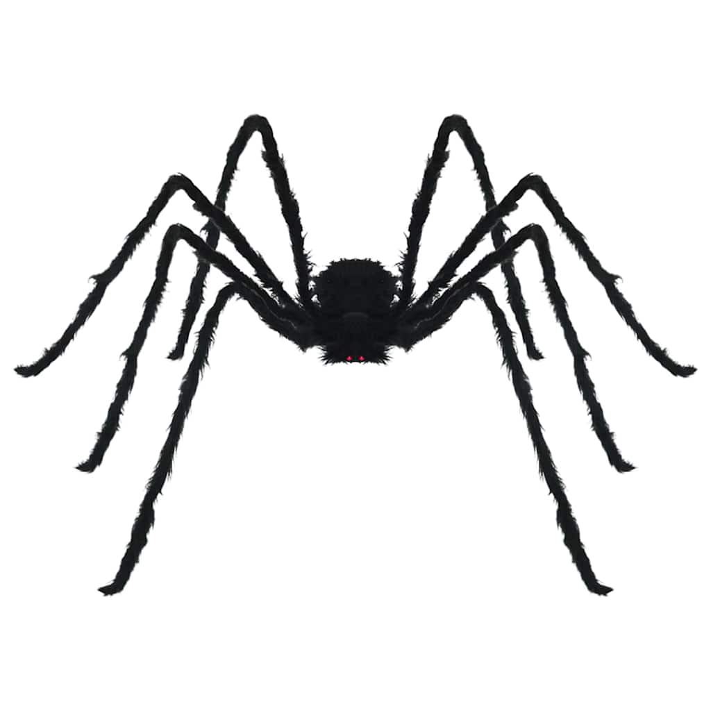 Halloween Spider Decoration with Webs 2 pcs Black white 200 cm