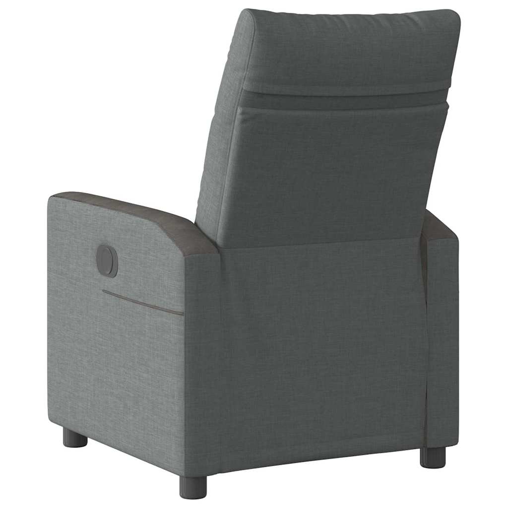 Recliner Chair Reclining Dark Grey 69 x 86 x 100 cm Fabric