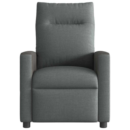 Massage Recliner Chair Dark Grey 69 x 86 x 100 cm Fabric