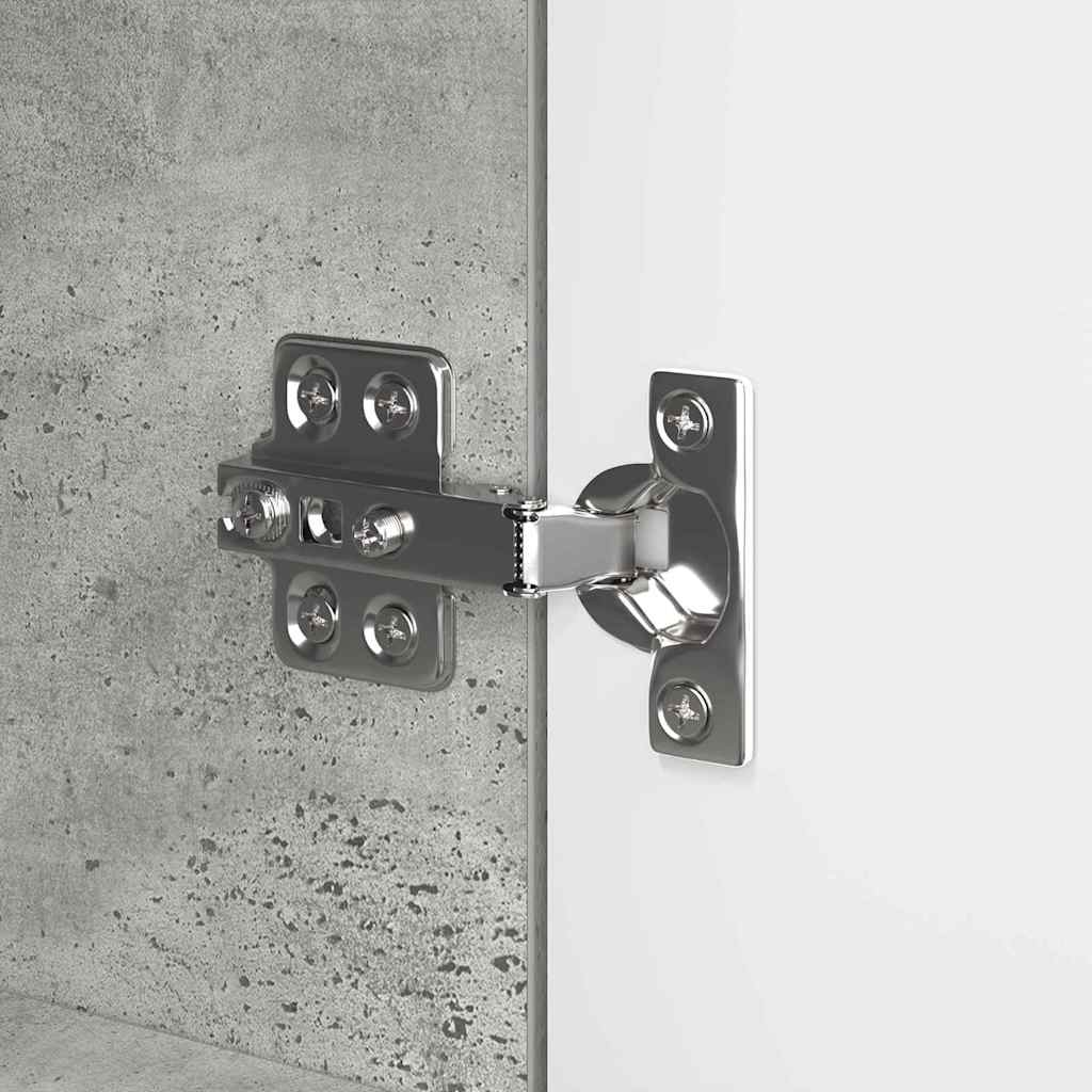 Sideboard Concrete Grey 100 x 30 x 65.6 Engineered Wood