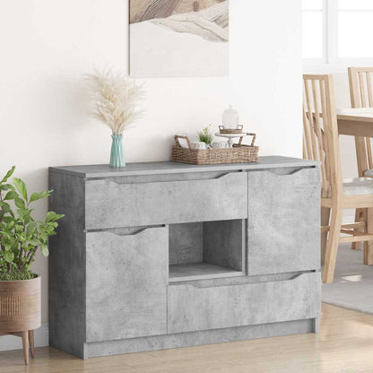 Sideboard Concrete Grey 100 x 30 x 65.6 Engineered Wood