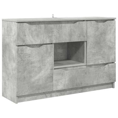 Sideboard Concrete Grey 100 x 30 x 65.6 Engineered Wood