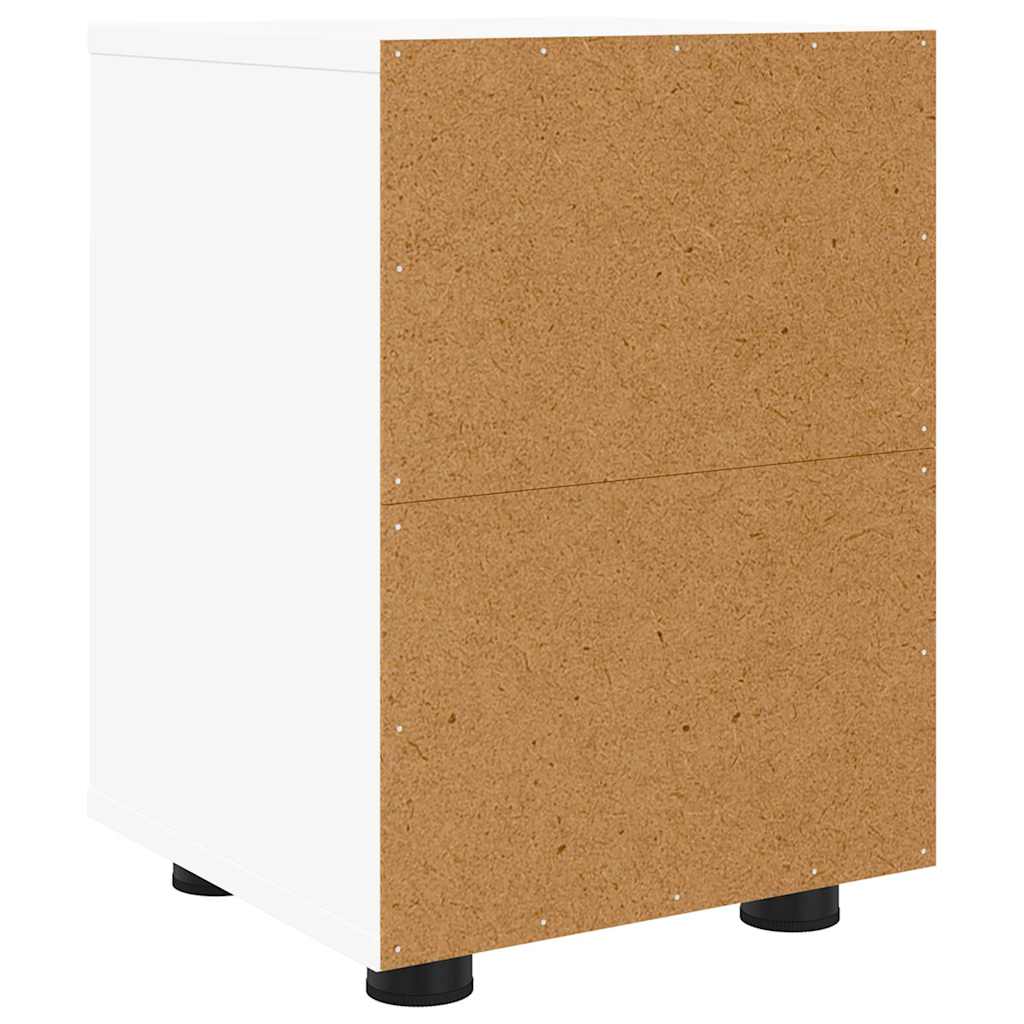 Bedside Tables 2 pcs White 30.5 x 30 x 43 cm Engineered Wood
