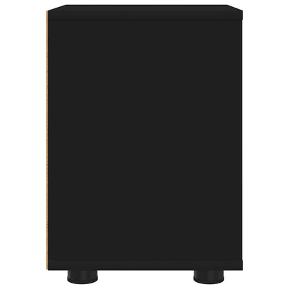 Bedside Table Black 30.5 x 30 x 43 cm Engineered Wood