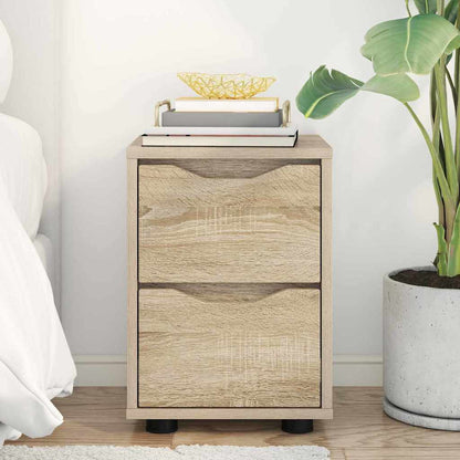 Bedside Table Sonoma Oak 30.5 x 30 x 43 cm Engineered Wood
