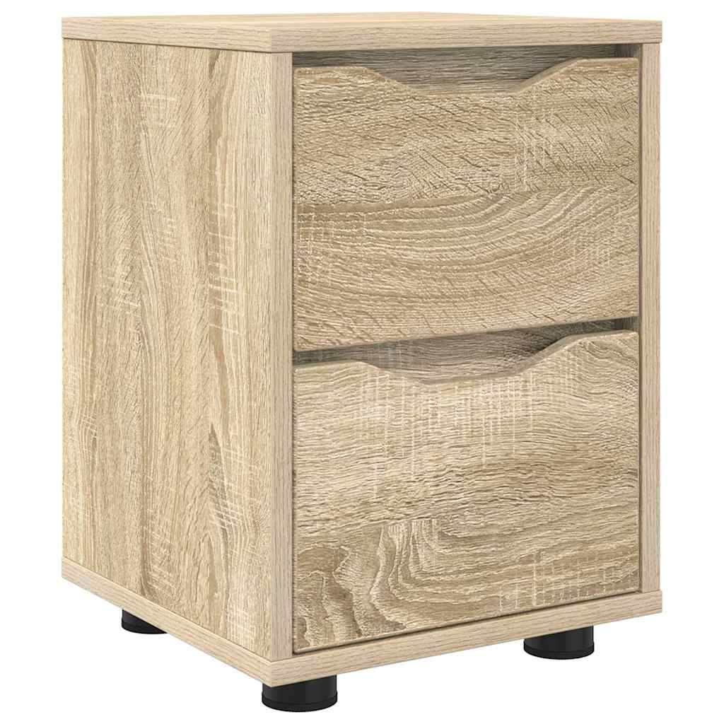 Bedside Table Sonoma Oak 30.5 x 30 x 43 cm Engineered Wood