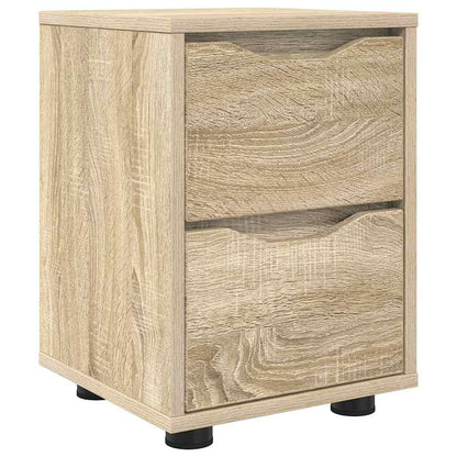 Bedside Table Sonoma Oak 30.5 x 30 x 43 cm Engineered Wood