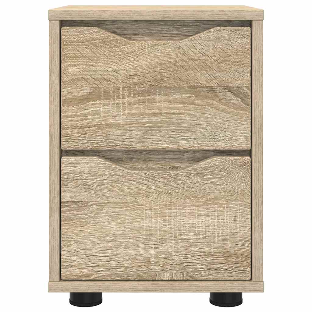 Bedside Table Sonoma Oak 30.5 x 30 x 43 cm Engineered Wood