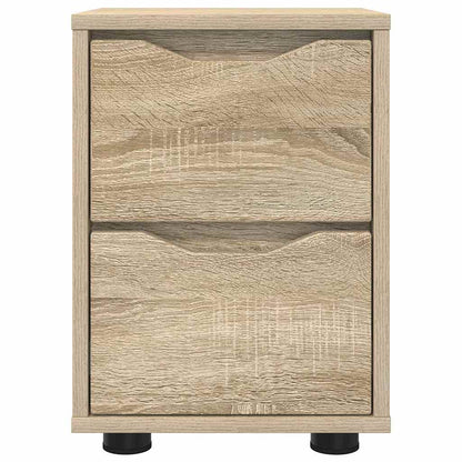 Bedside Table Sonoma Oak 30.5 x 30 x 43 cm Engineered Wood