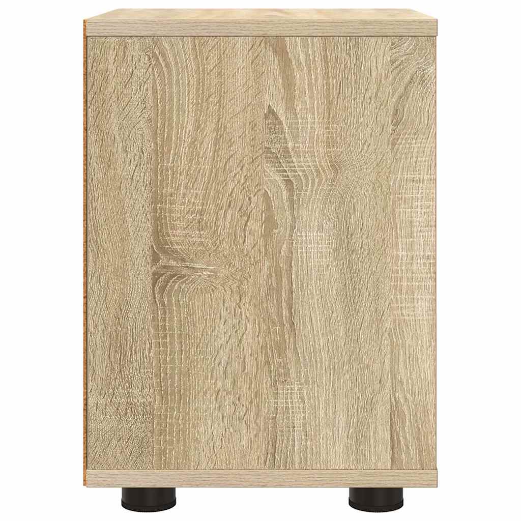 Bedside Table Sonoma Oak 30.5 x 30 x 43 cm Engineered Wood