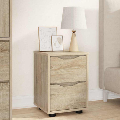 Bedside Tables with Drawer 2 pcs Sonoma Oak 30.5 x 30 x 43 cm