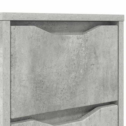 Bedside Table Concrete Grey 30.5 x 30 x 43 cm Engineered Wood