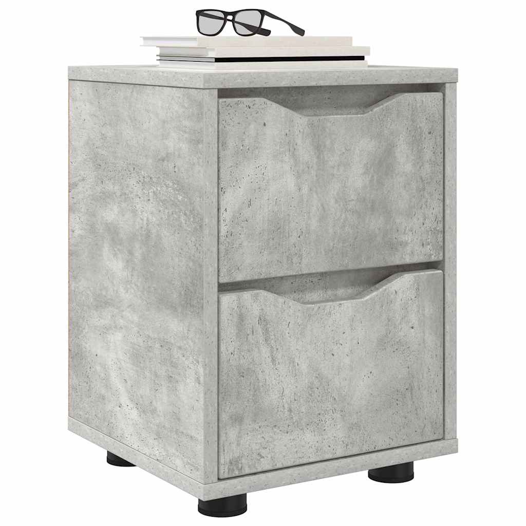 Bedside Tables 2 pcs Concrete Grey 30.5 x 30 x 43 cm