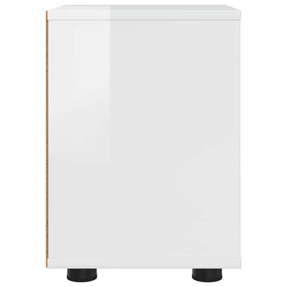 Bedside Tables 2 pcs High Gloss White 30.5 x 30 x 43 cm