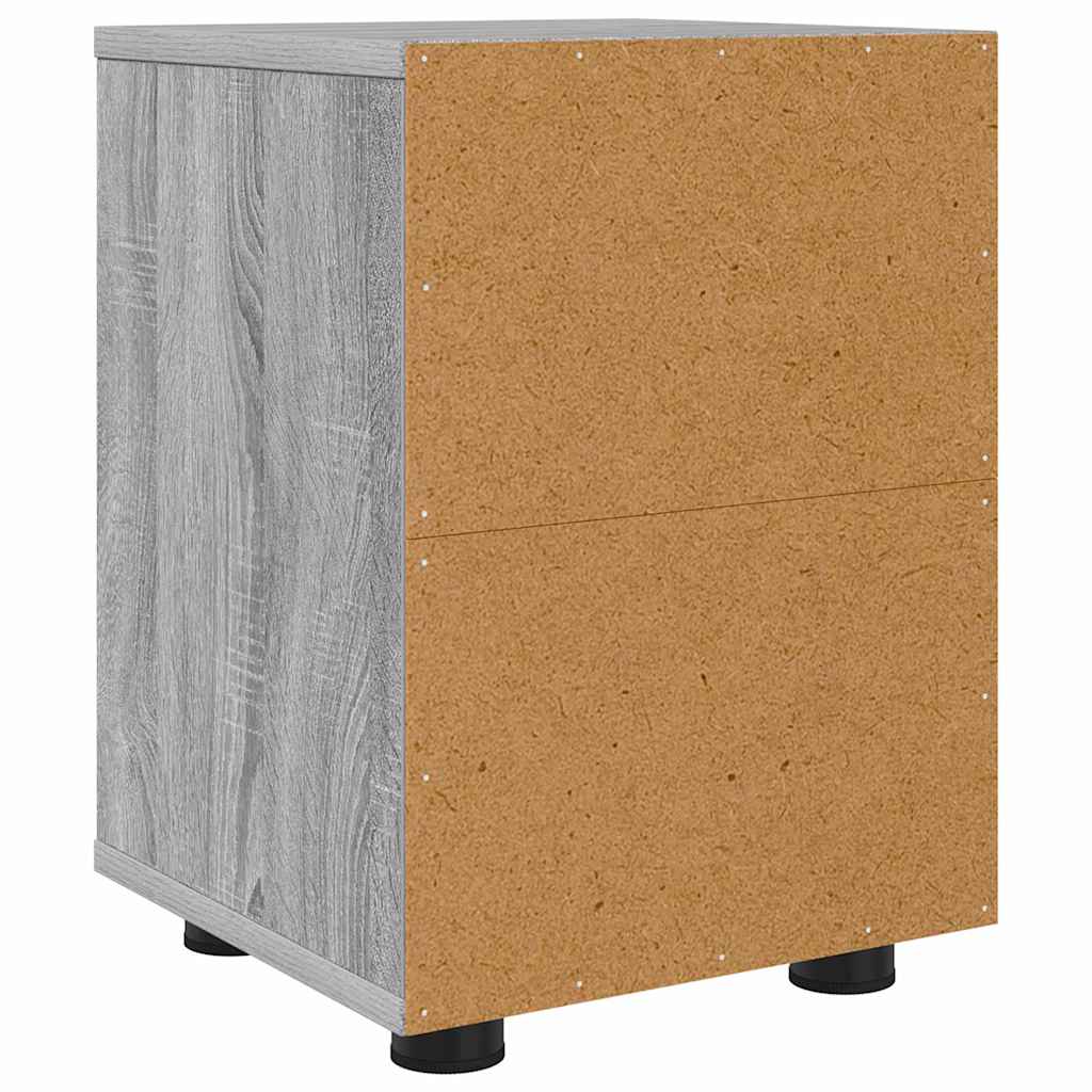 Bedside Table Grey Sonoma 30.5 x 30 x 43 cm Engineered Wood