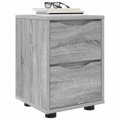 Bedside Table Grey Sonoma 30.5 x 30 x 43 cm Engineered Wood