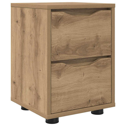 Bedside Table Artisan Oak 30.5 x 30 x 43 cm Engineered Wood