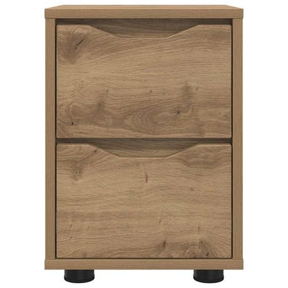Bedside Table Artisan Oak 30.5 x 30 x 43 cm Engineered Wood