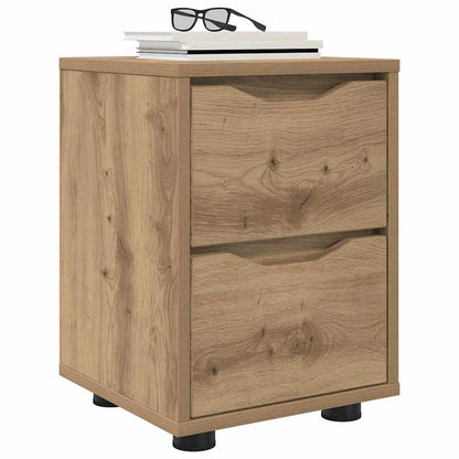Bedside Table Artisan Oak 30.5 x 30 x 43 cm Engineered Wood